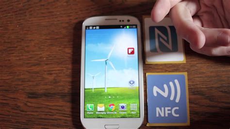 nfc tag samsung s3|Samsung Galaxy S3 NFC Near Field Communication demonstration.